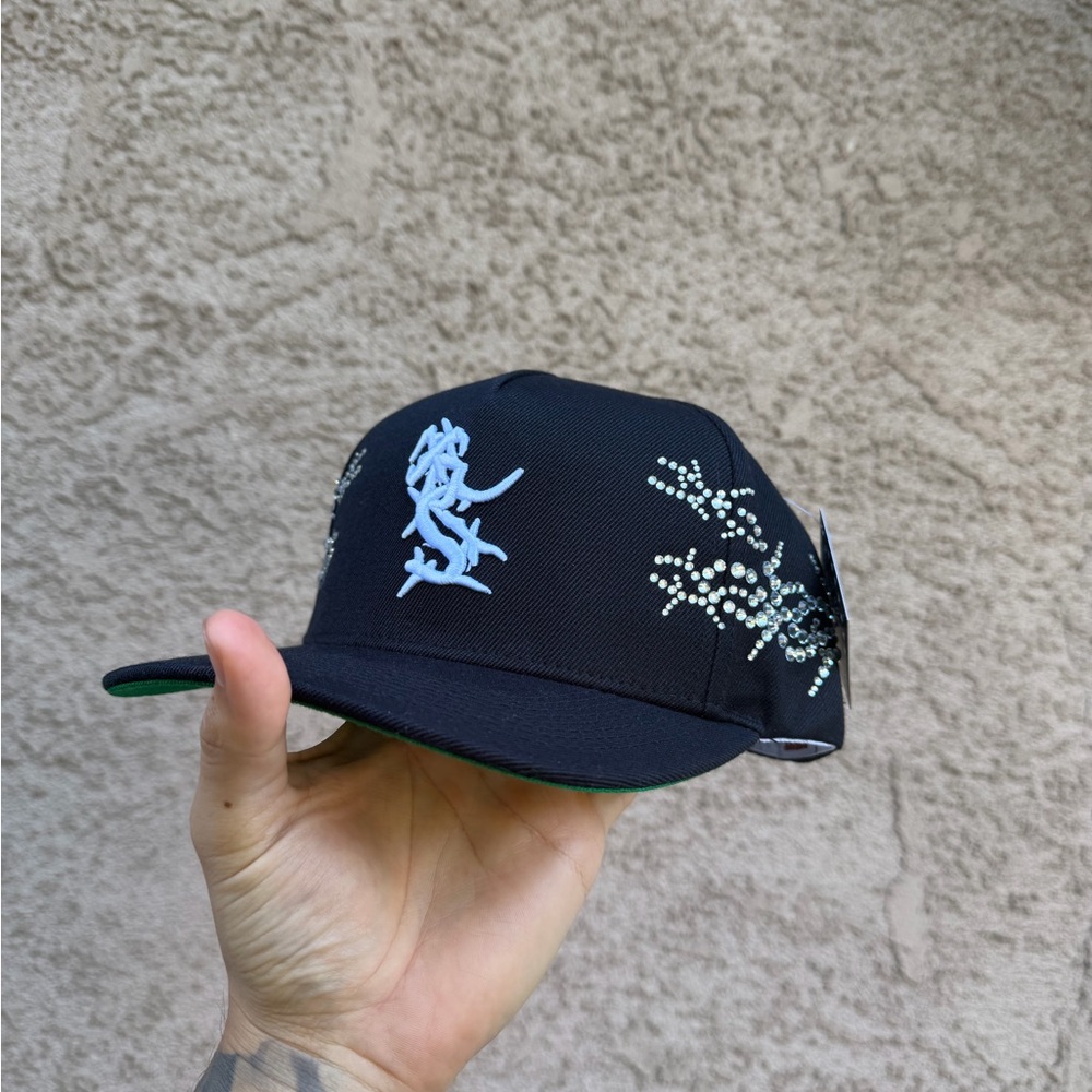 KTH KILL THE HYPE SACRED SOX CROWN OF STONES RHINESTONES HAT